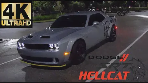 2020 Dodge Challenger SRT Hellcat Widebody | 4K | POV | Wet Night Test Drive
