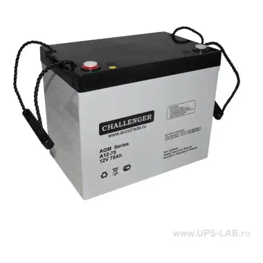 Аккумулятор Challenger A12-75 ( 12V 75Ah / 12В 75Ач )-0