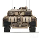 Танк Challenger 2 2010 - Транспорт - 3D модель