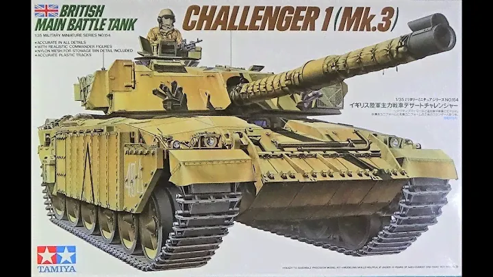 TAMIYA CHALLENGER 1 Mk3 135 KIT No 35154 UPDATE 6