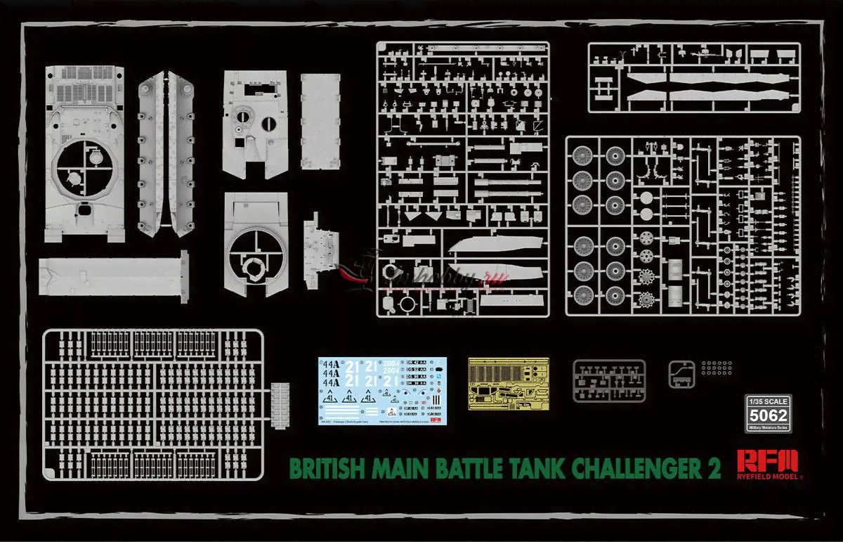 Сборная модель Танк British Challenger 2-2