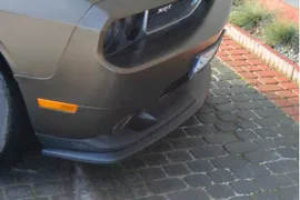 Накладка сплиттер на передний бампер на Dodge Challenger III SRT8
