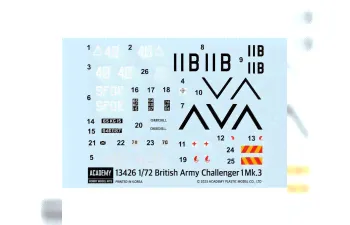 Сборная модель British Army Challenger Mk.3-1