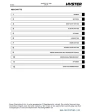 Hyster Challenger (F006) H6.00XL H7.00XL Parts Manual only GR