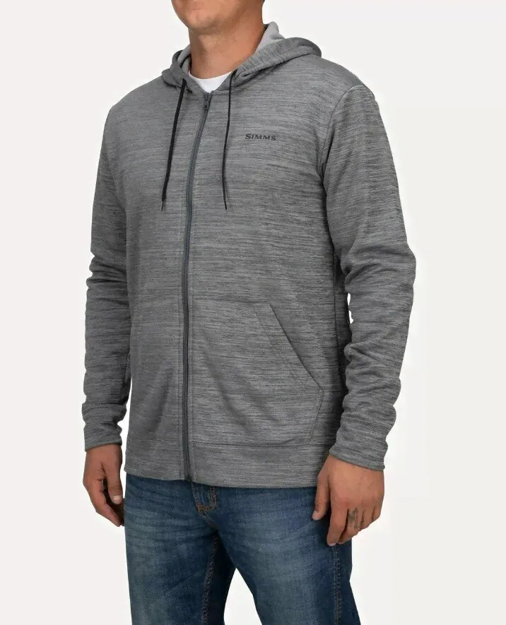 Simms Толстовка Challenger Hoody - Full Zip '21 steel heather,
