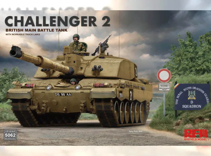 Сборная модель Танк British Challenger 2-0