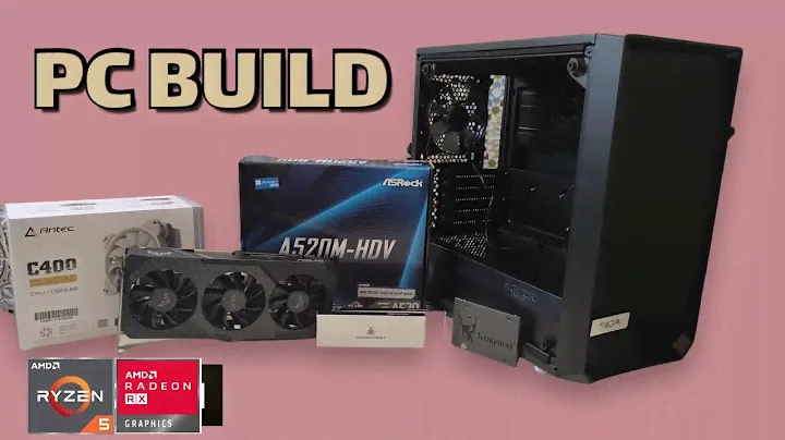 AMD Ryzen 5 4500 - AsRock A520M HDV - RX 5600 XT - PC Build