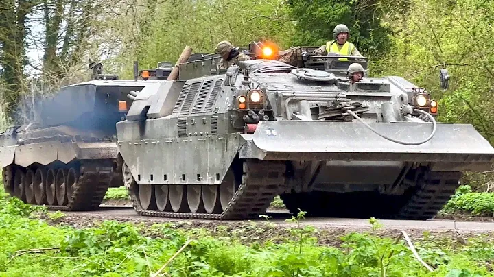 BROKEN? British Army vehicles being recovered! (Challenger 2, Warrior, Bulldog)
