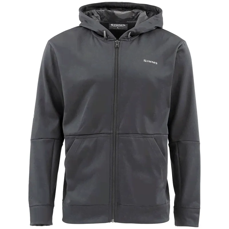 Толстовка Simms Challenger Hoody - Full Zip Black