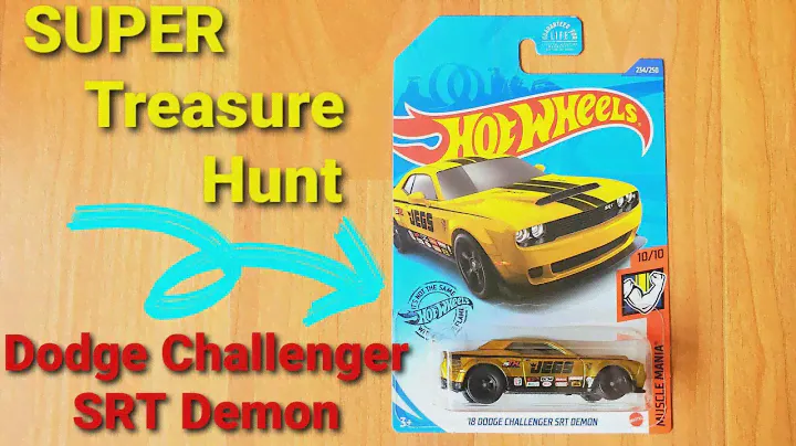 Hot Wheels Super Treasure Hunt Dodge Challenger SRT Demon