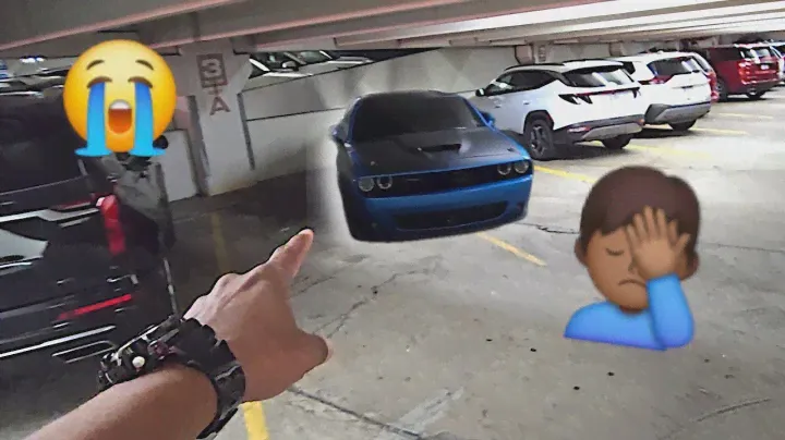 DODGE CHALLENGER LEFT UNATTENDED IN ATLANTIC CITY GARAGE (BAD IDEA)!!