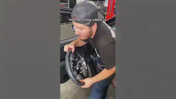 We Installed a carbon fiber steering wheel into a HELLCAT!!!