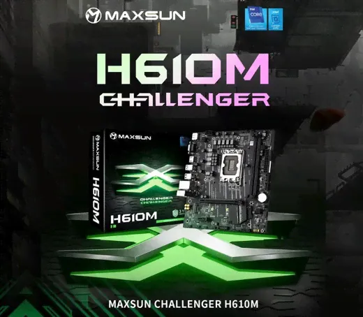   MaxSun Challenger H610M, LGA 1700, mATX, Retail (MSCH-H610M)-0