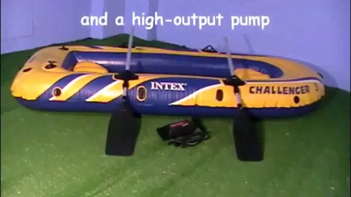The Intex Challenger 3 Boat Set Inflatable 3 Person Boat with Oars and Pump - intexinflatables.net