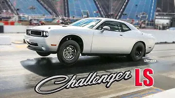 LS POWERED CHALLENGER?! 8 SEC TURBO BEAST! RT66 JOLIET TEST N TUNE!