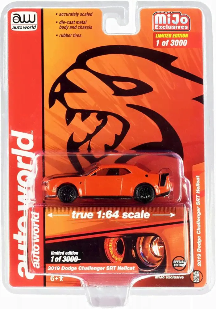 Autoworld 2019 Dodge Challenger SRT Hellcat Orange