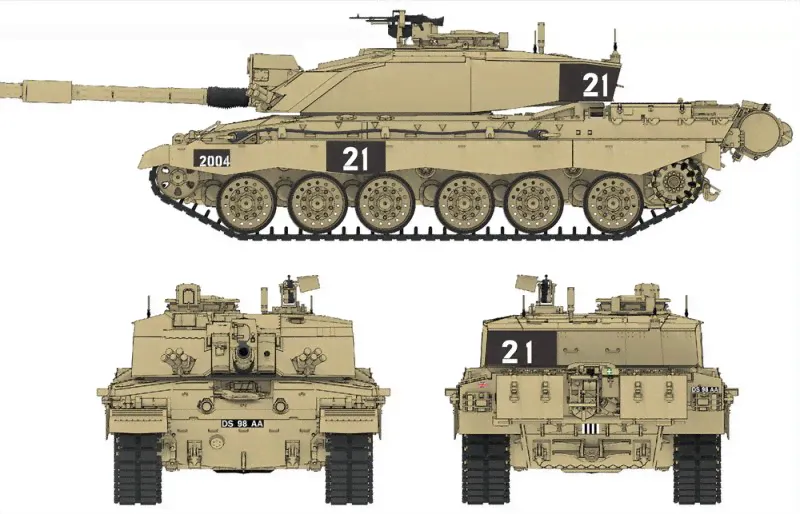 Сборная модель Британский танк Challenger 2 лучшая цена!