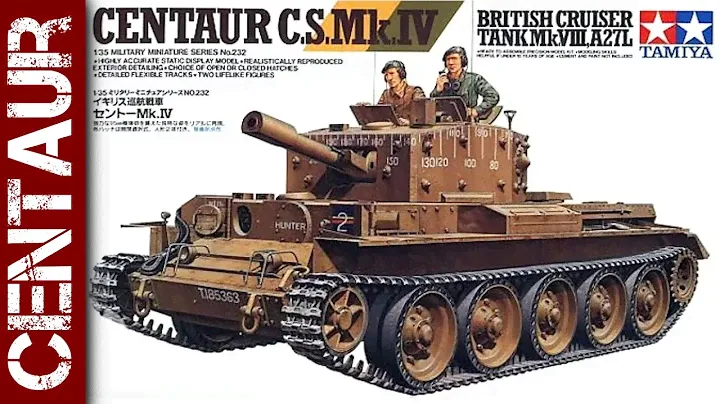 Tamiya Centaur CS Mk IV - full build with deep wading gear (1/35 scale model)
