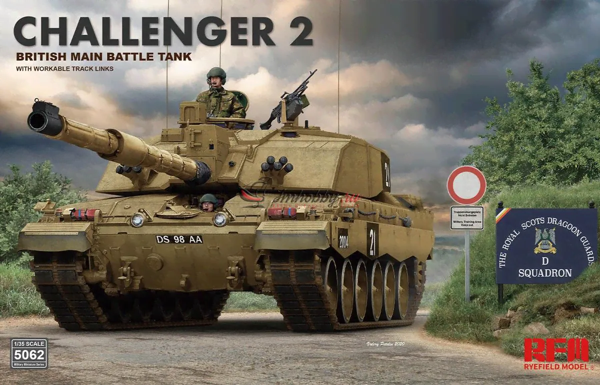 Сборная модель Британский танк Challenger 2 лучшая цена!-2