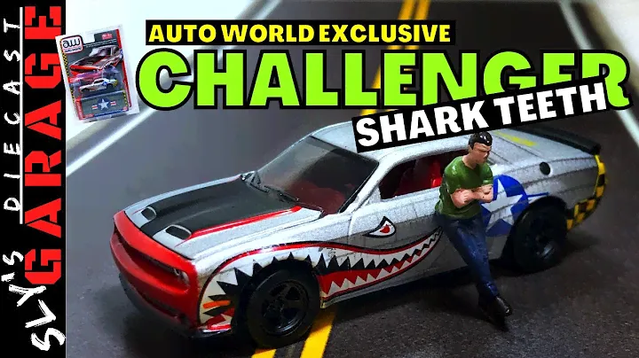 Unleash the Beast: Auto World Dodge Challenger Hellcat Shark Teeth Custom