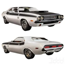 Dodge Challenger 1970 - Транспорт - 3D модель