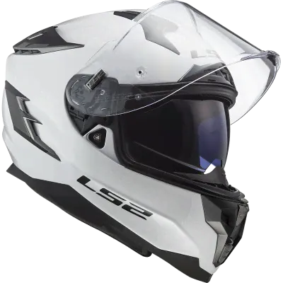 LS2 Мотошлем FF327 Challenger mono (белый, S)-4
