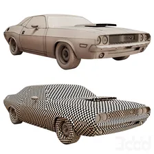 Dodge Challenger 1970 - Транспорт - 3D модель