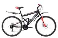 Велосипед Challenger Desperado FS 26 D (2018) 16" черный/крас