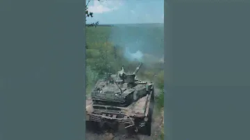 Первый бой Челленджер 2 и Т-90 попал на видео #short