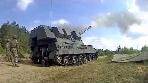 OP Cabrit 10 - Crarrv-AS90-Challenger 2-Warrior - British Army-NATO-Estonia