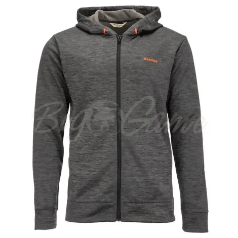 Толстовка SIMMS Challenger Hoody - Full Zip '21 цвет Carbon Heather