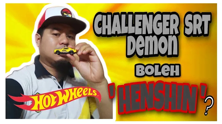 #9 Hot wheels 18' Dodge challenger srt demon (yellow)