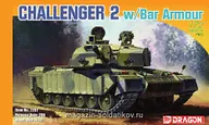 Сборная модель из пластика Д Танк CHALLENGER 2 с решетчатыми экранами (1/72) Dragon