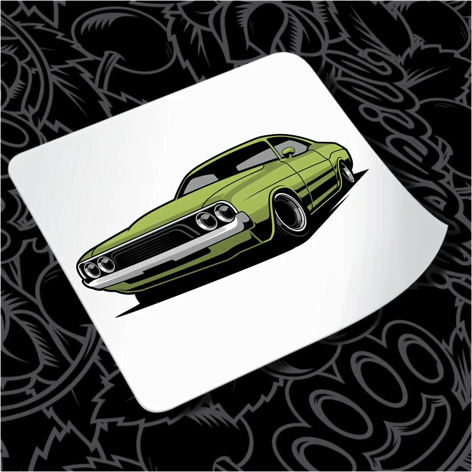 Наклейка Dodge Challenger-0